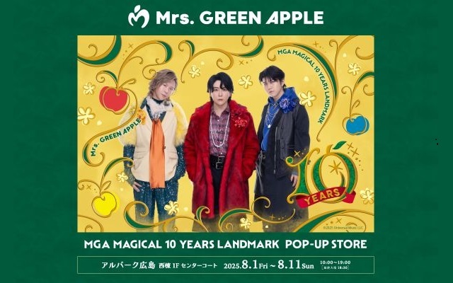 Mrs. GREEN APPLE ポップアップ