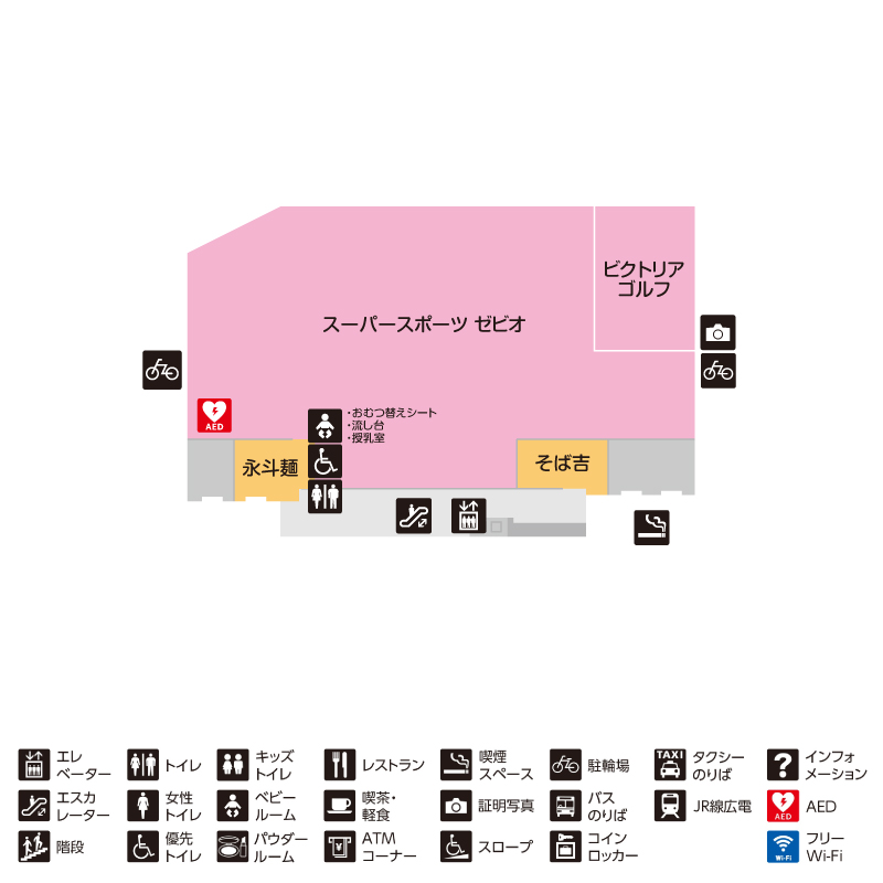 北棟1Fマップ