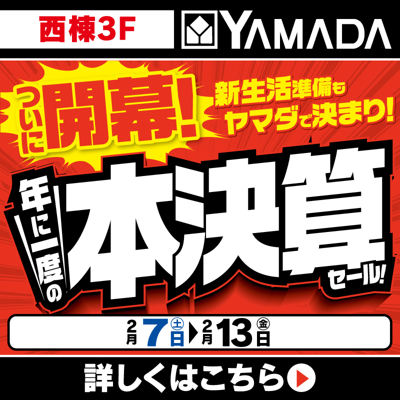 ヤマダデンキ(2/7-13)