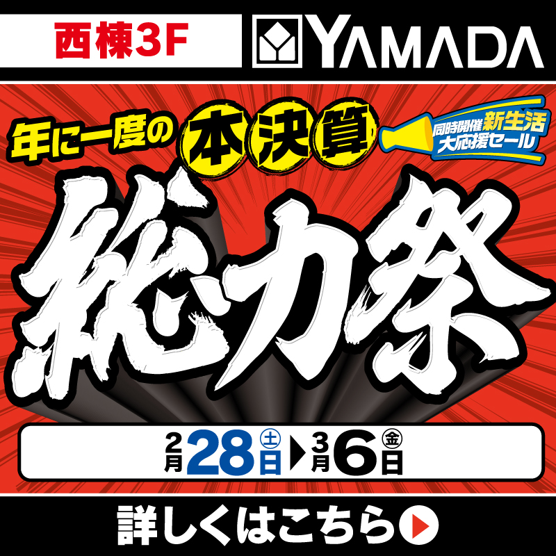 ヤマダデンキ（2/28-3/6）