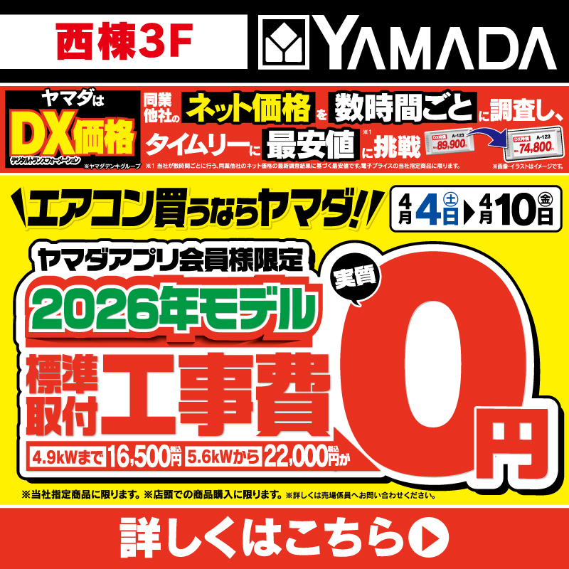 ヤマダデンキ(4/4-10)